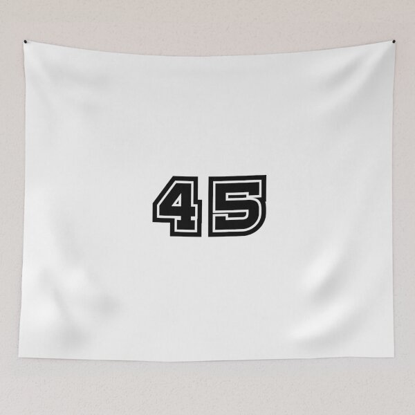 Item preview, 45, forty-five, black, sport designed and sold by Numbers-Art.