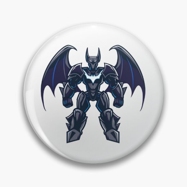 Item preview, black bat war cyborg robot illustration designed and sold by asep sarifudin.