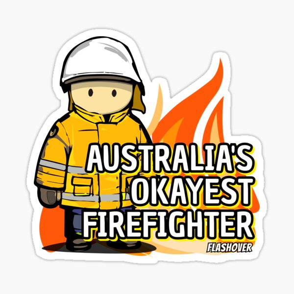 Artikel-Vorschau von Australiens bester Feuerwehrmann, designt und verkauft von Flashover.