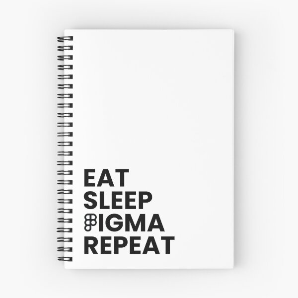 Item preview, Eat Sleep Figma Repeat Design UX Design UI Design Product Graphic Design Thinking designed and sold by richakulkarni.