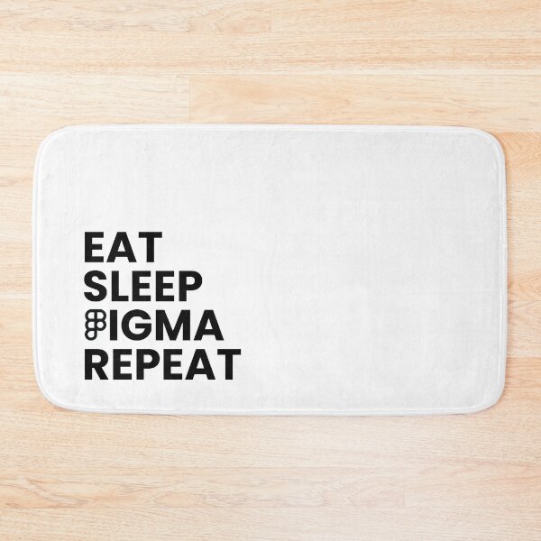 Item preview, Eat Sleep Figma Repeat Design UX Design UI Design Product Graphic Design Thinking designed and sold by richakulkarni.