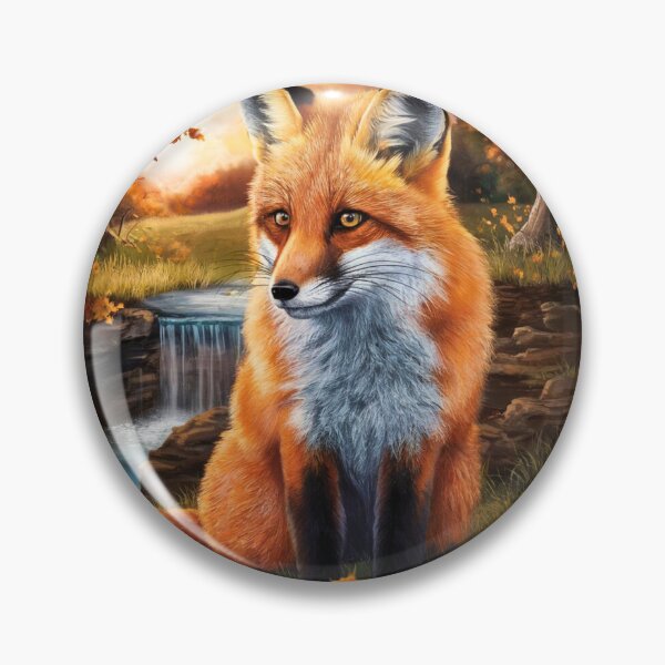Item preview, Fox Portrait. Autumn fox, fox painting, Leonardo da Vinci style designed and sold by FoxVibes.