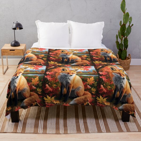 Artikelvorschau, Fuchsporträt. Herbstfuchs, Fuchsgemälde, Leonardo da Vinci-Stil entworfen und verkauft von FoxVibes.