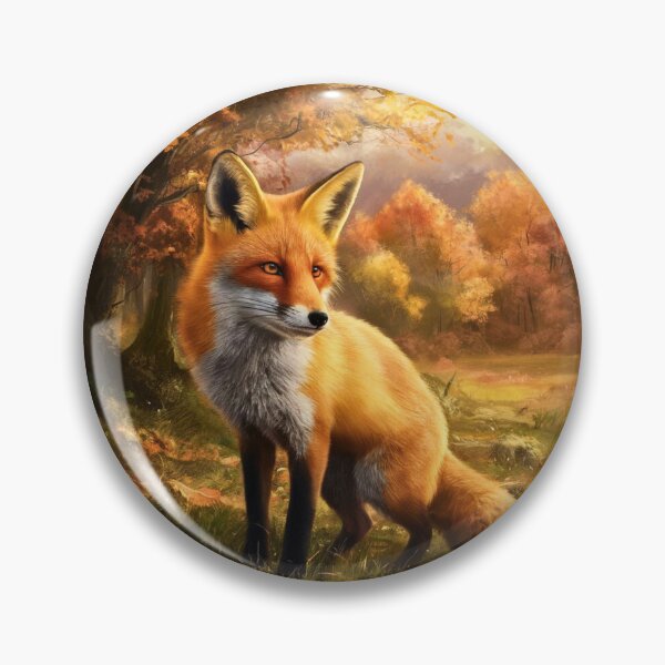 Item preview, Fox Portrait. Autumn fox, fox painting, Leonardo da Vinci style designed and sold by FoxVibes.