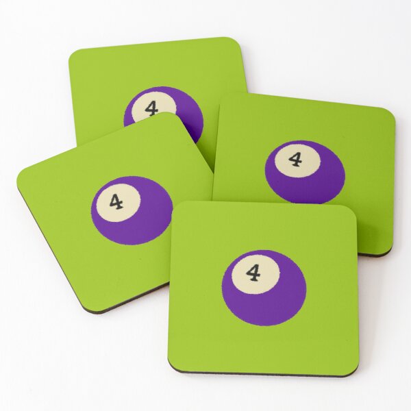 Item preview, billiard ball number 4 designed and sold by xovud.