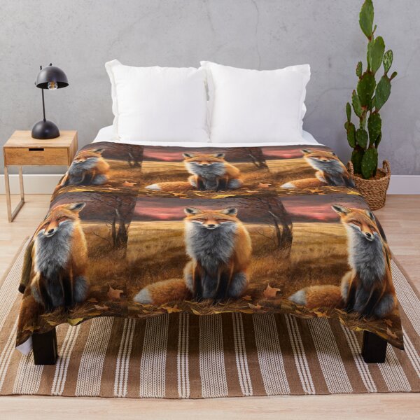 Artikelvorschau, Fuchsporträt. Herbstfuchs, Fuchsgemälde, Leonardo da Vinci-Stil entworfen und verkauft von FoxVibes.
