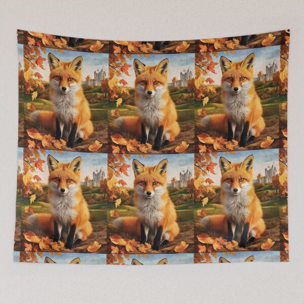 Item preview, Fox Portrait. Autumn fox, fox painting, Leonardo da Vinci style designed and sold by FoxVibes.