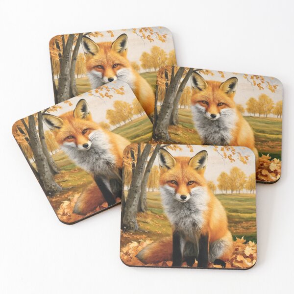 Item preview, Fox Portrait. Autumn fox, fox painting, Leonardo da Vinci style designed and sold by FoxVibes.