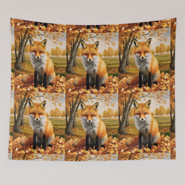 Item preview, Fox Portrait. Autumn fox, fox painting, Leonardo da Vinci style designed and sold by FoxVibes.