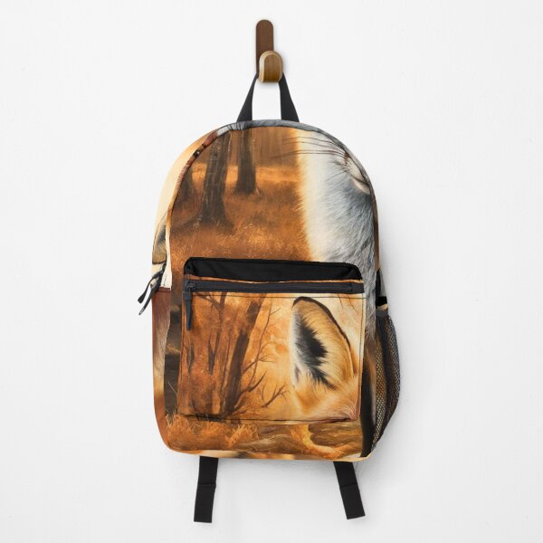Artikelvorschau, Fuchsporträt. Herbstfuchs, Fuchsgemälde, Leonardo da Vinci-Stil entworfen und verkauft von FoxVibes.