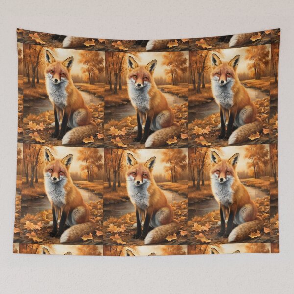 Item preview, Fox Portrait. Autumn fox, fox painting, Leonardo da Vinci style designed and sold by FoxVibes.