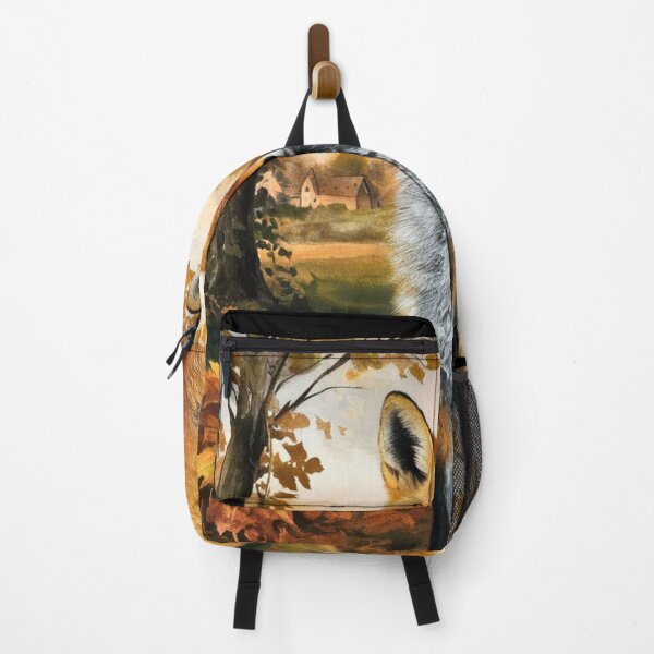 Artikelvorschau, Fuchsporträt. Herbstfuchs, Fuchsgemälde, Leonardo da Vinci-Stil entworfen und verkauft von FoxVibes.