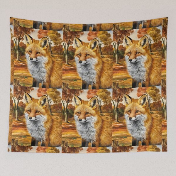 Item preview, Fox Portrait. Autumn fox, fox painting, Leonardo da Vinci style designed and sold by FoxVibes.