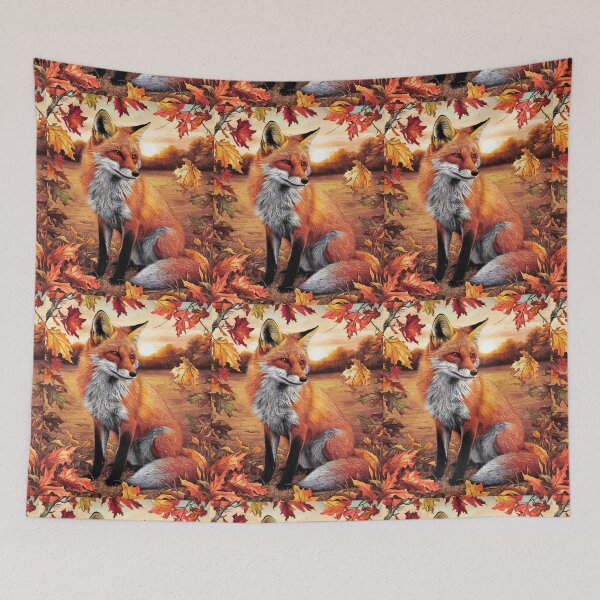 Item preview, Fox Portrait. Autumn fox, fox painting, Leonardo da Vinci style designed and sold by FoxVibes.