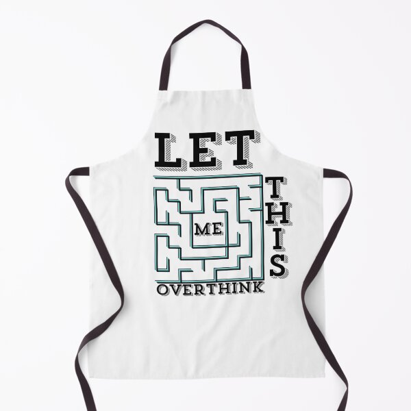 Item preview, LET ME OVERTHINK THIS MENTAL MAZE designed and sold by wildwhimsical.