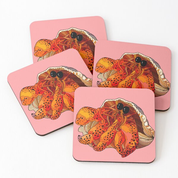 Item preview, Strawberry Hermit Crab designed and sold by ArtbyDLP.