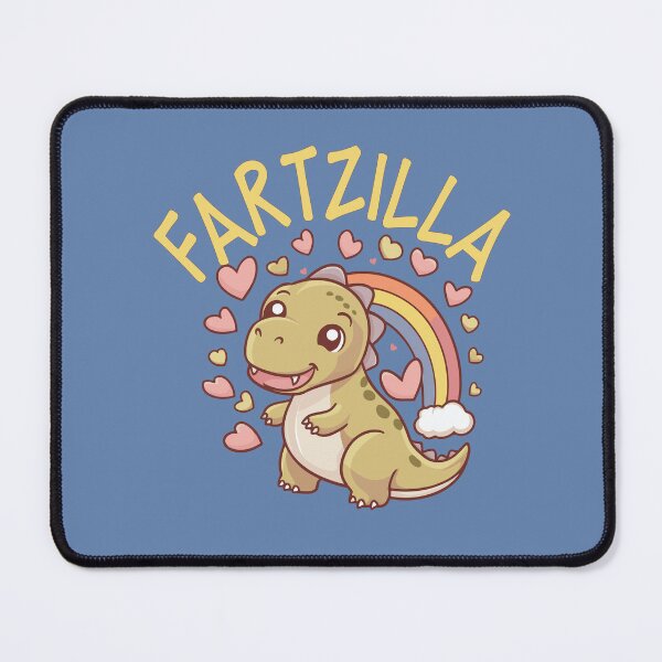 Item preview, Fartzilla - A cute baby dinosaur farting designed and sold by TaraGbear.
