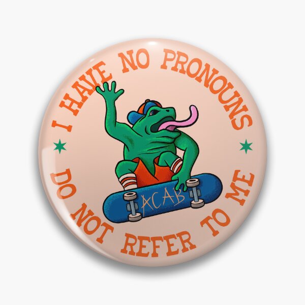 Item preview, I Have No Pronouns Do Not Refer To Me - Funny Frog Activist designed and sold by Picket Club.