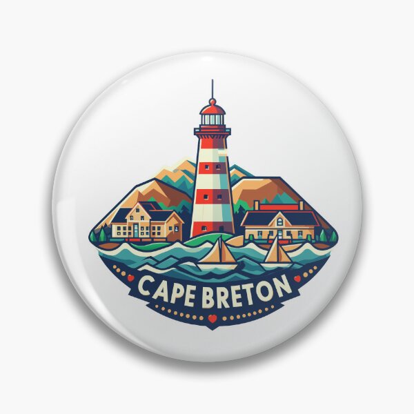 Item preview, Cape Breton Lighthouse Emblem designed and sold by Designowner.