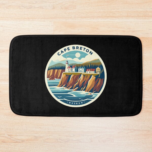 Item preview, Cape Breton Lighthouse Coastline Emblem designed and sold by Designowner.