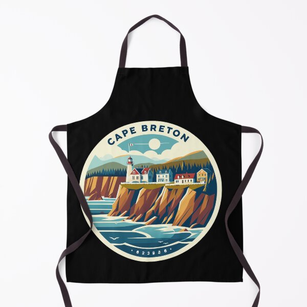 Item preview, Cape Breton Lighthouse Coastline Emblem designed and sold by Designowner.