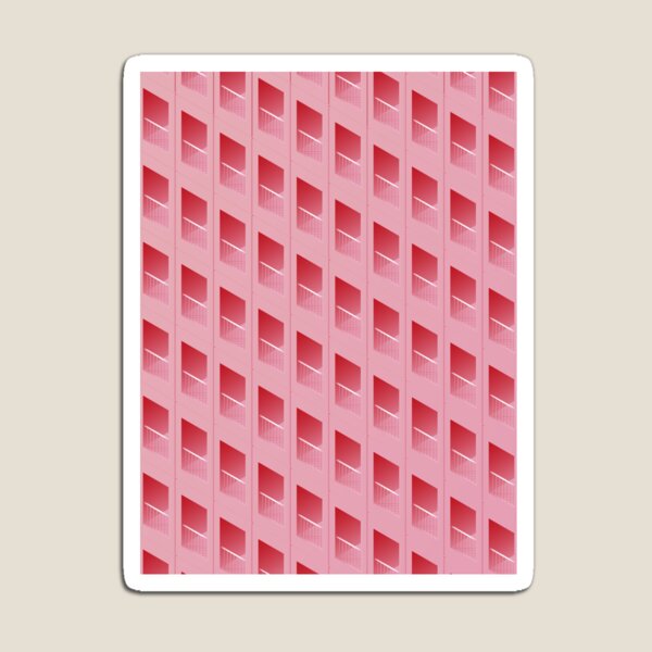 Pink Wafer Building Magnet