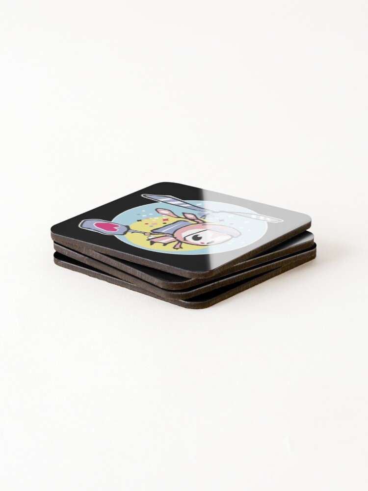 Thumbnail 4 of 5, Coasters (Set of 4), Bunny Delivery Service designed and sold by Rickybrook.