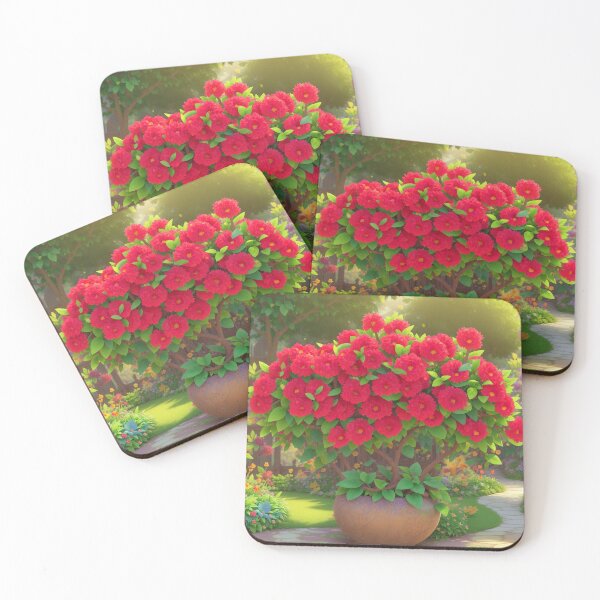 Item preview, Beauty of red crown of thorns flower. designed and sold by PatDoArt.