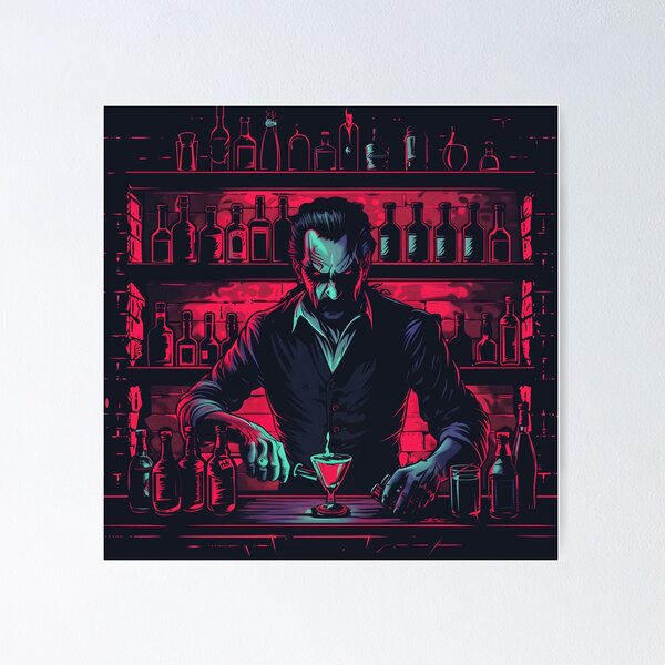 Item preview, Vampire Bartender Ver.2 Funny Gift designed and sold by Siegfried1988.