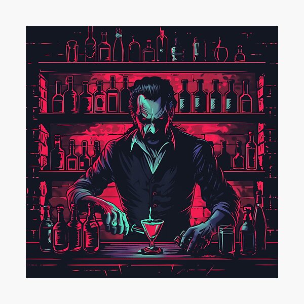 Item preview, Vampire Bartender Ver.2 Funny Gift designed and sold by Siegfried1988.