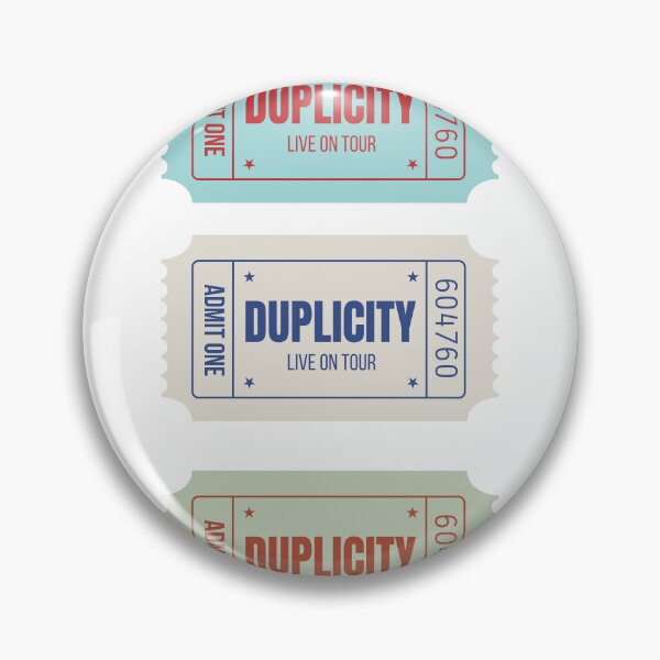 Item preview, duplicity live on tour ticket - sticker pack designed and sold by vlctorlam.