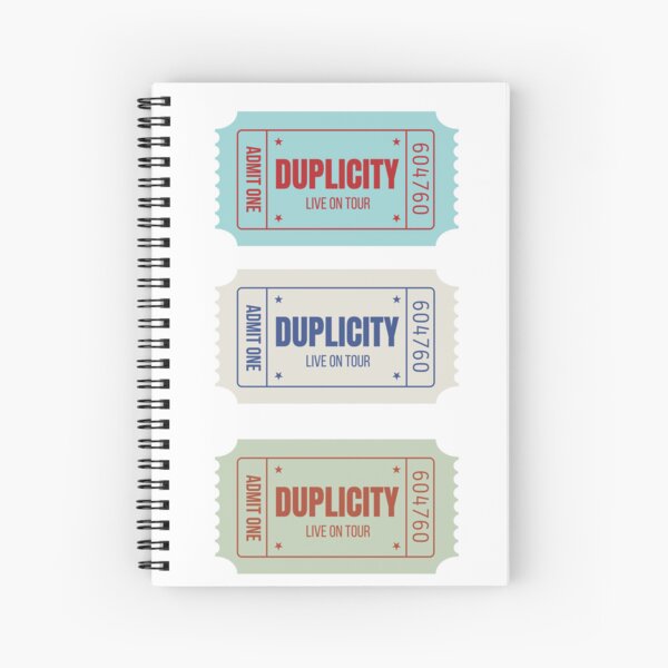 Item preview, duplicity live on tour ticket - sticker pack designed and sold by vlctorlam.