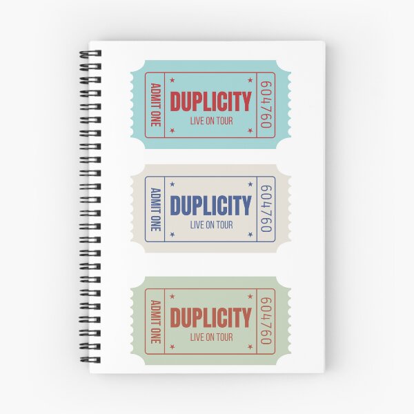 Item preview, duplicity live on tour ticket - sticker pack designed and sold by vlctorlam.