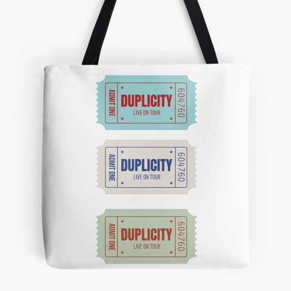 Item preview, duplicity live on tour ticket - sticker pack designed and sold by vlctorlam.