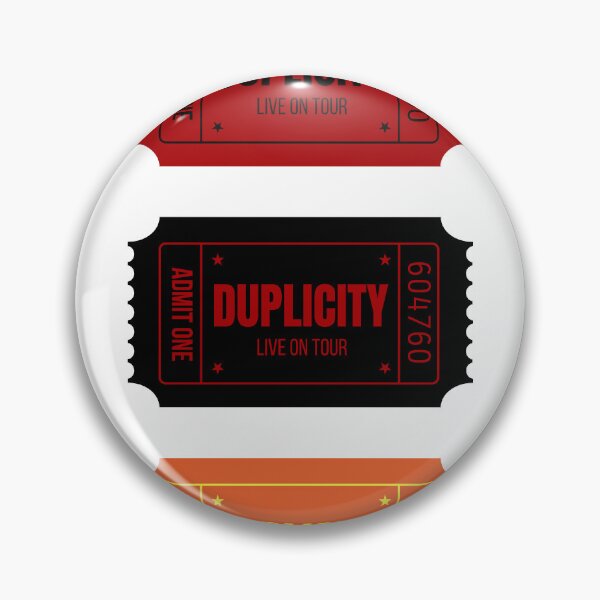 Item preview, duplicity live on tour ticket - sticker pack designed and sold by vlctorlam.