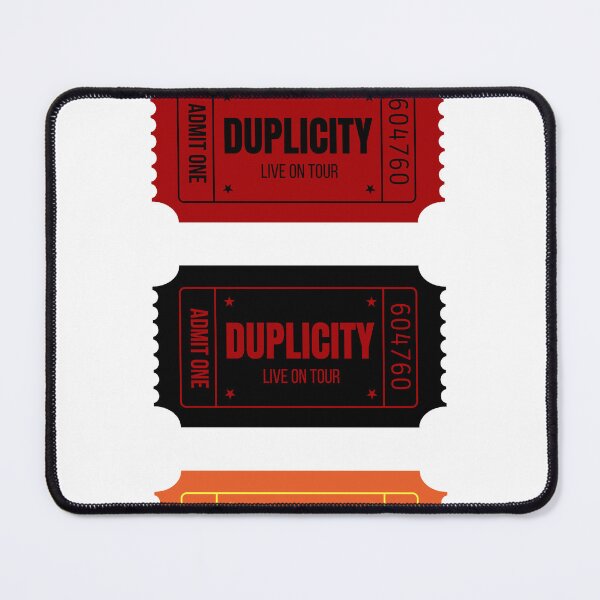 Item preview, duplicity live on tour ticket - sticker pack designed and sold by vlctorlam.