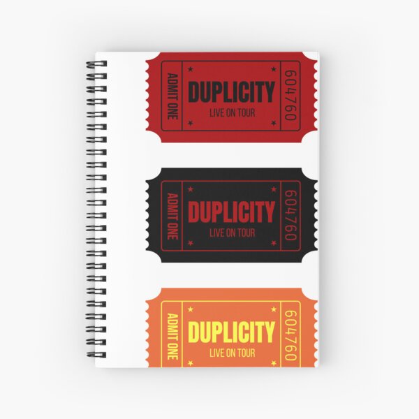 Item preview, duplicity live on tour ticket - sticker pack designed and sold by vlctorlam.