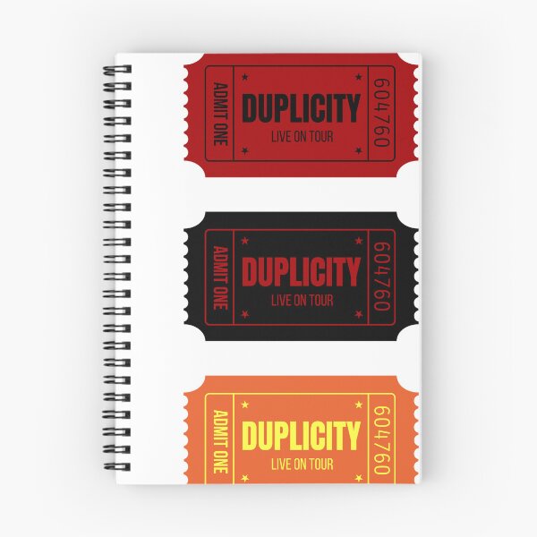 Item preview, duplicity live on tour ticket - sticker pack designed and sold by vlctorlam.