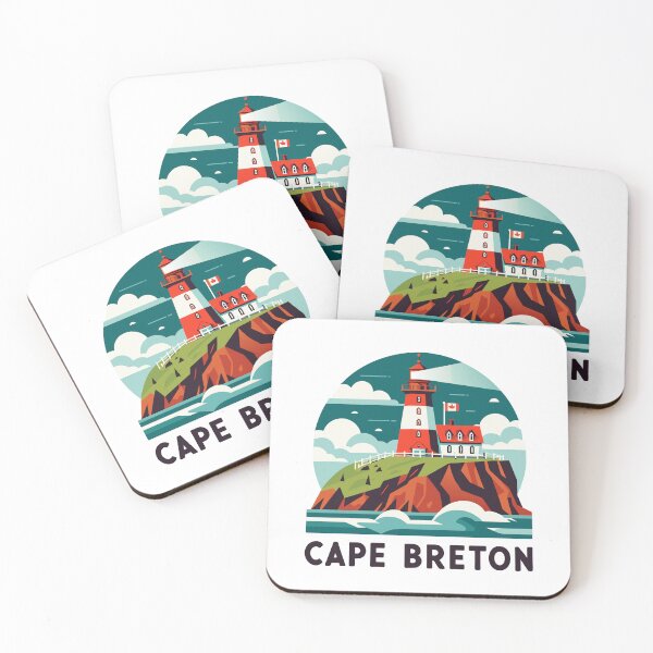 Item preview, Cape Breton Lighthouse - Canadian Maritime Art designed and sold by Designowner.