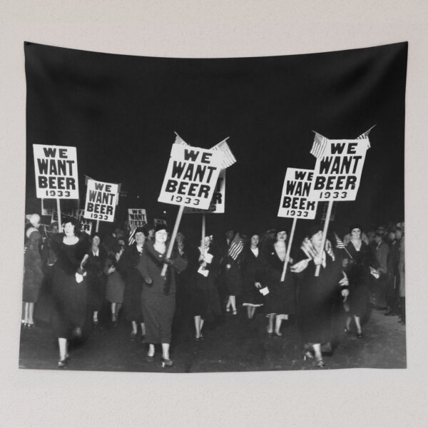 Item preview, We Want Beer Too! Women Protesting Against Prohibition designed and sold by TeeARTHY.