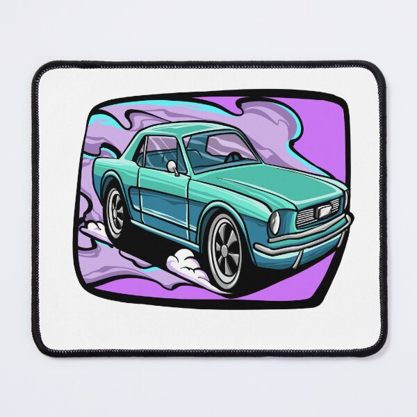 Aperçu de l'œuvre Chibi Voiture Mustang créée et vendue par FarizCheck.