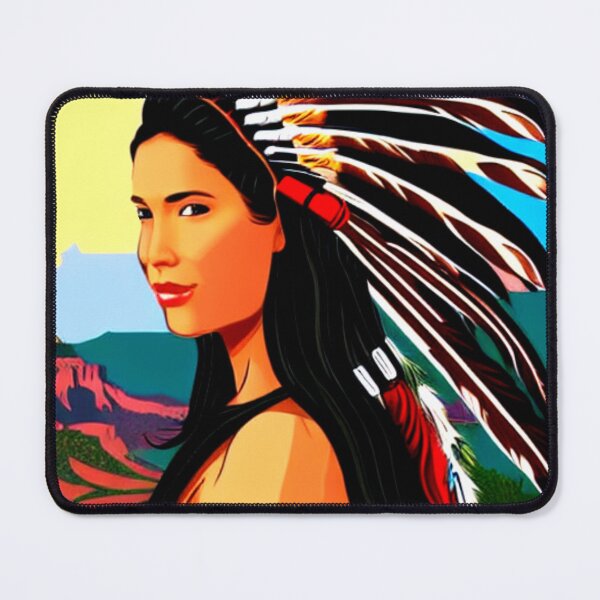 Item preview, Celebrate Native American Heritage, Beautiful Native Woman designed and sold by LoveAudra.