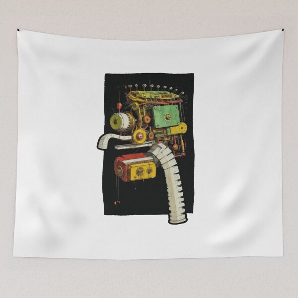 Item preview, Scary face postpunk style designed and sold by ANTonANT.
