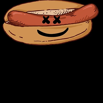 Imagen de la obra X Eyes Hot Dog Funny Hotdog 4th Of July Gear de DynamicDesign