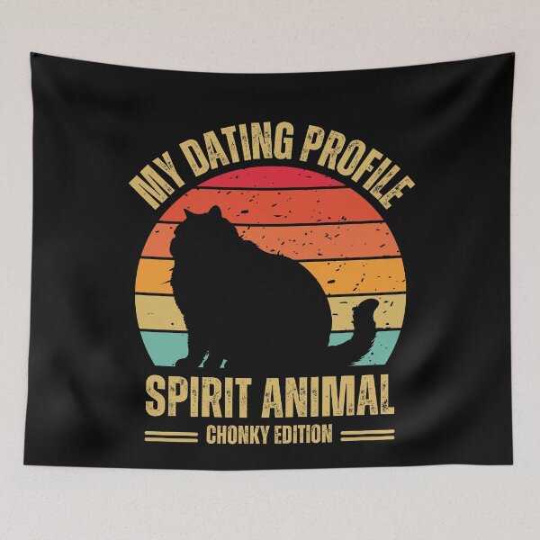 Item preview, My Dating Profile Spirit Animal  designed and sold by AussieWonders.