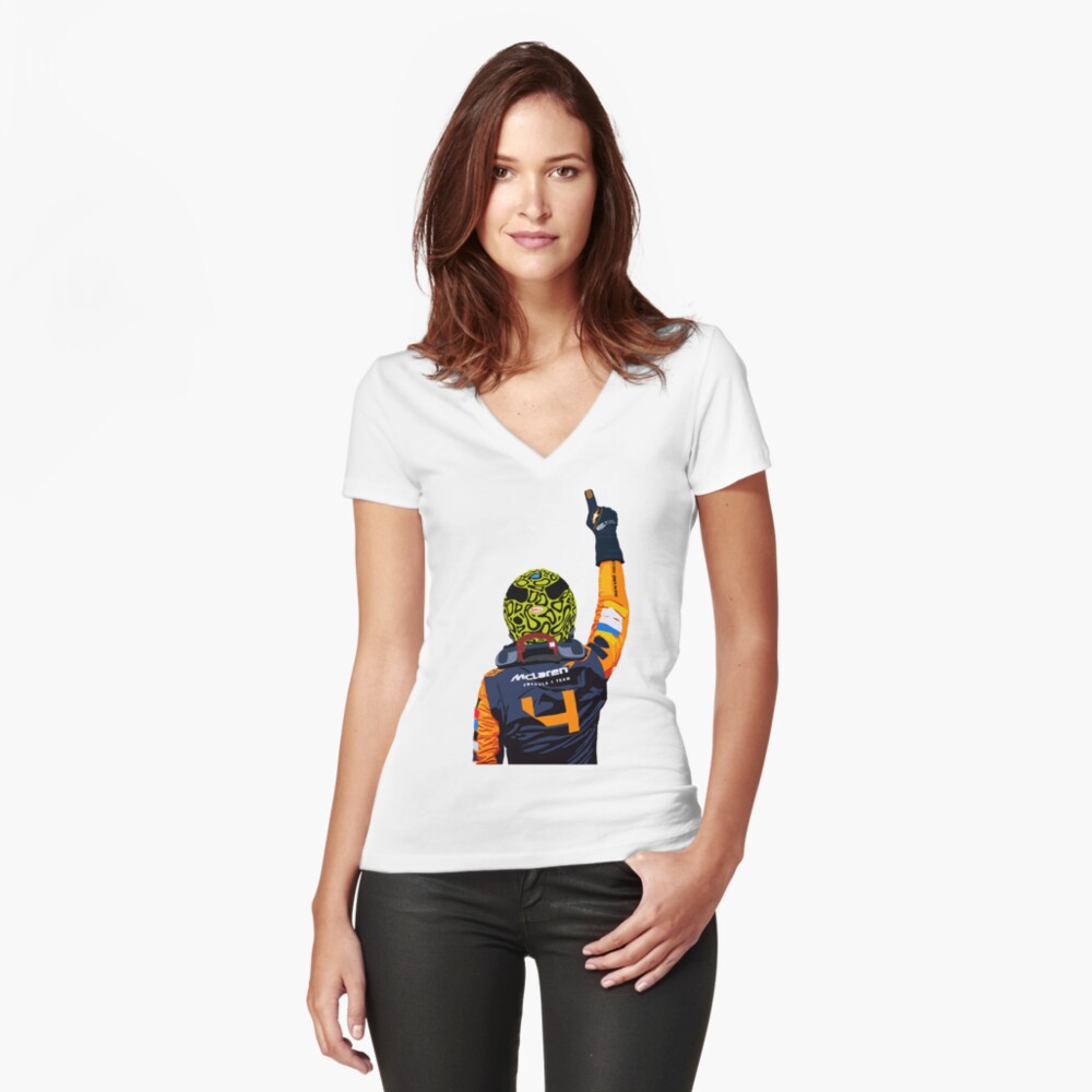 Aperçu de l'œuvre T-shirt moulant col V créée et vendue par Sydney333.