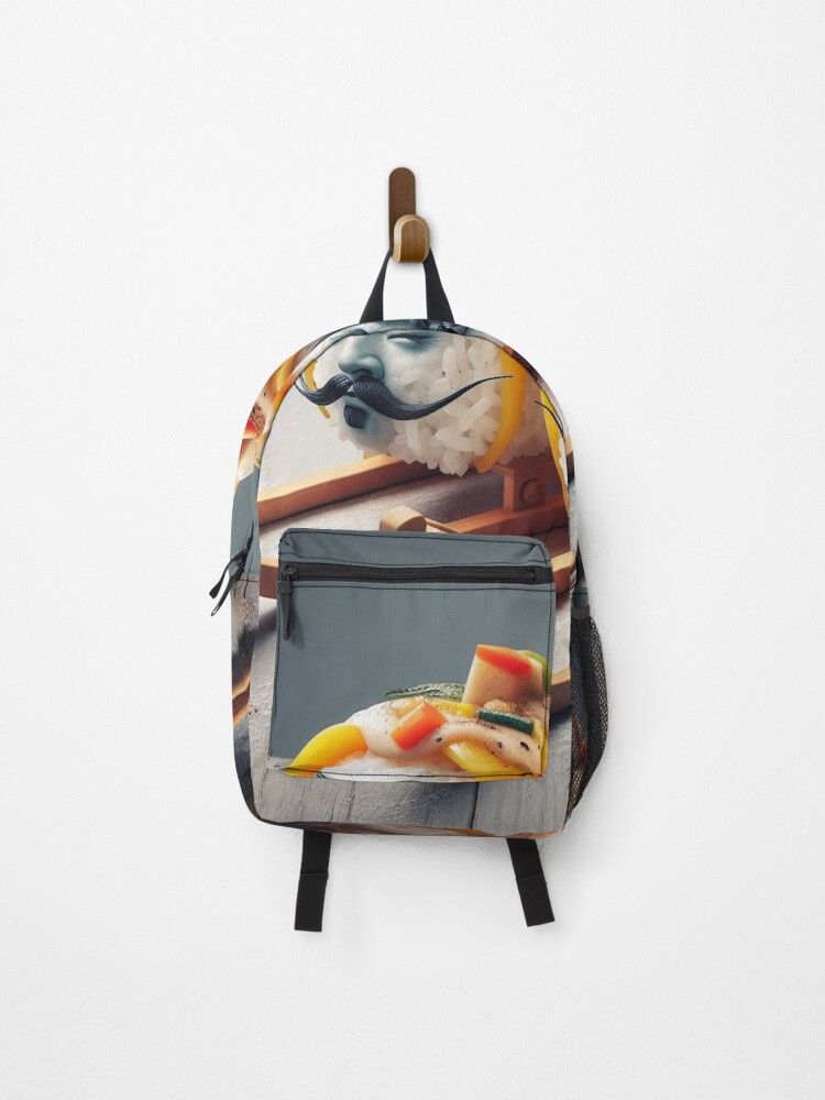 Thumbnail 1 of 3, Backpack, Sushi Sleigh designed and sold by ComputerContent.