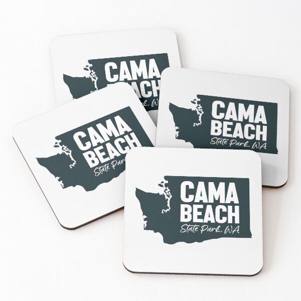 Item preview, Cama Beach State Park Washington Map designed and sold by bivenart.