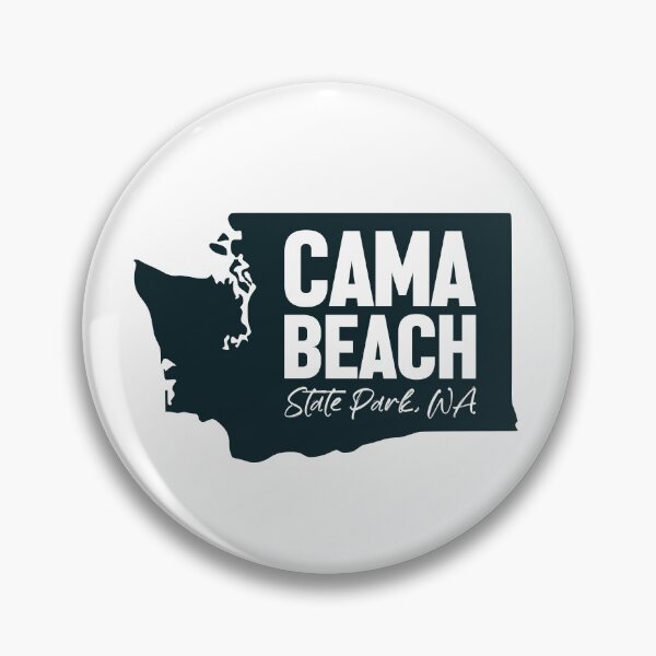 Item preview, Cama Beach State Park Washington Map designed and sold by bivenart.