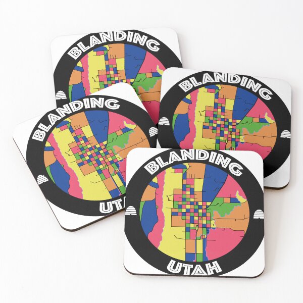 Item preview, Blanding, Utah Circle Map designed and sold by John Mashburn.
